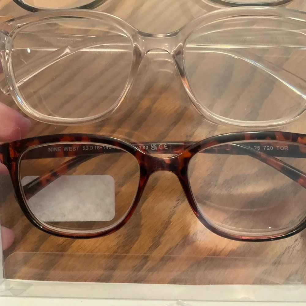 New In Package - Nine West Set of 3 Reading Glasses, +3.00 Strength
